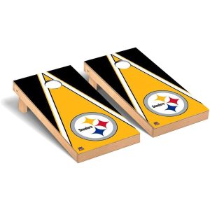 Pittsburgh Steelers 24″ x 48″ Triangle Cornhole Game Set